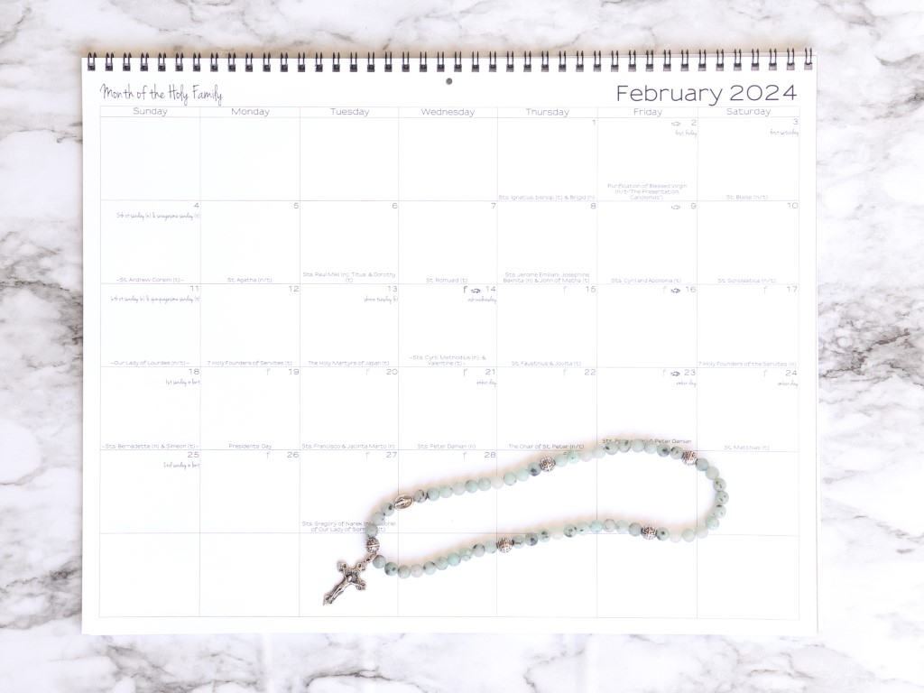 2023-2024 Catholic Calendar (11 X 14&amp;quot;) for Printable Catholic Calendar 2024