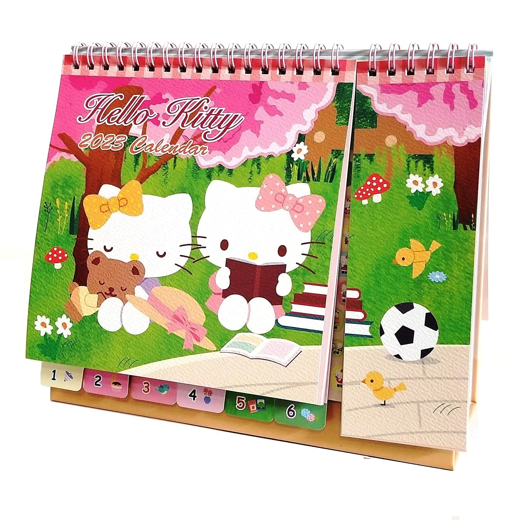 20232024 Appointment Kawaii Kitty Cat Monthly Yearly Desktop for Hello Kitty Calendar Printable 2024