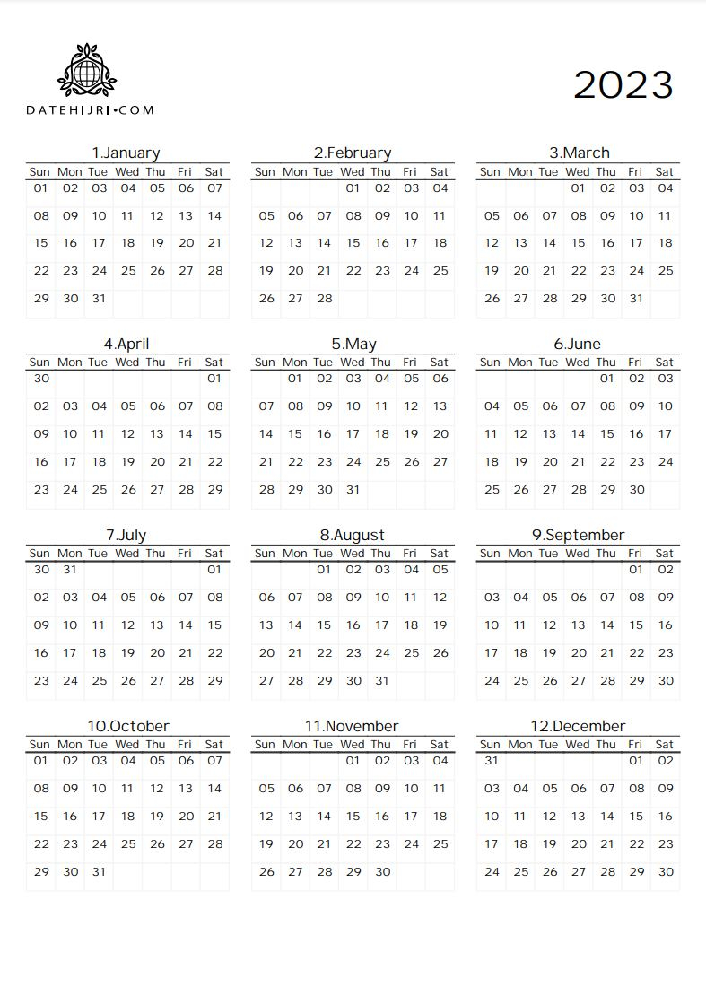 2024 Calendar Printable for Ramadan 2024 Printable Calendar