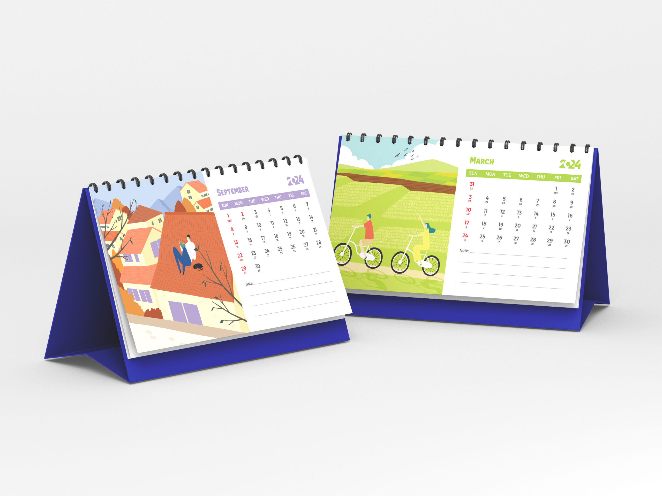 Desk Calendar 2024 Printable Printable Calendar 2024