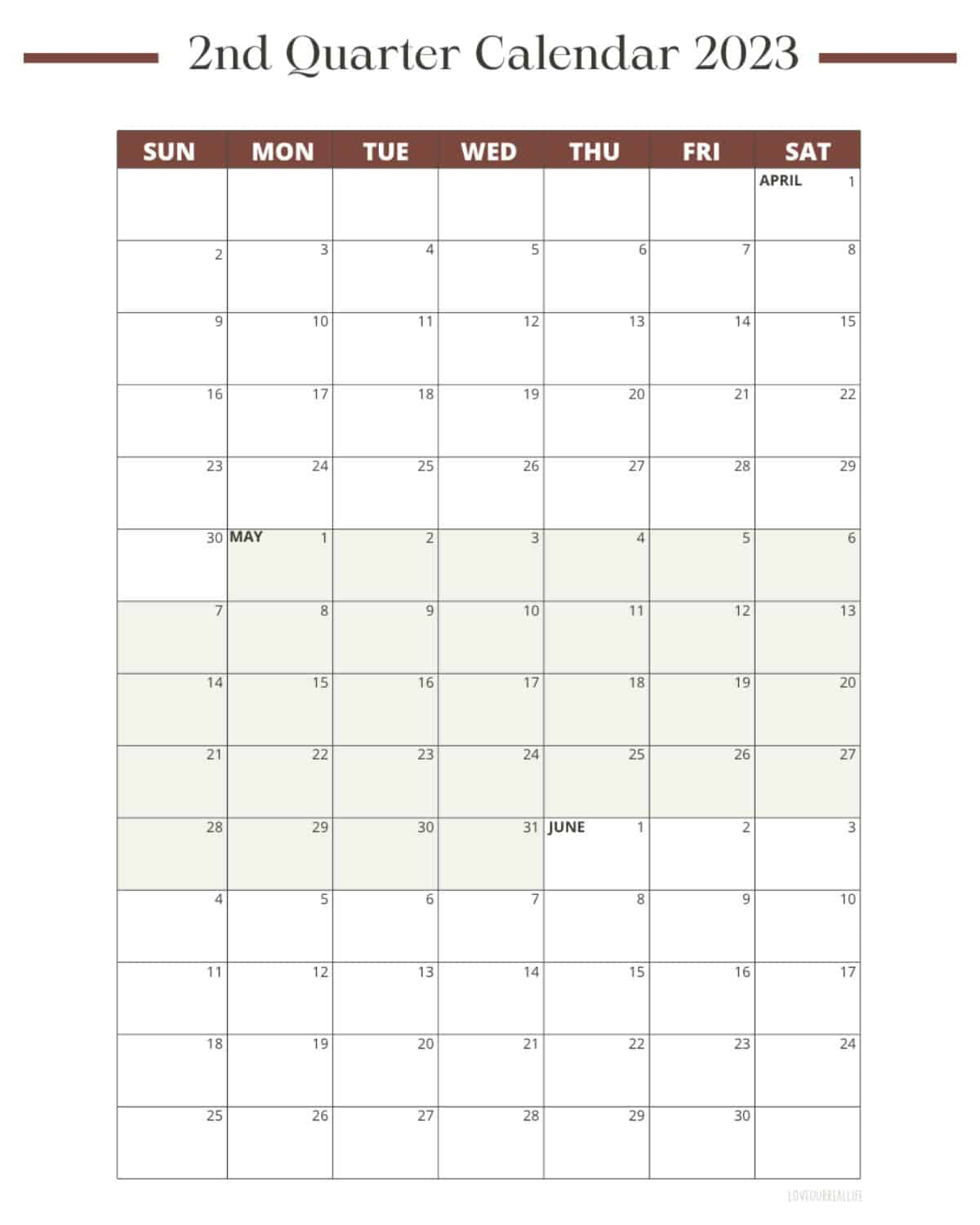 3 Month Calendar Printables: 2023 And 2024 ⋆ Love Our Real Life for Free Printable Calendar 2024 3 Months Per Page