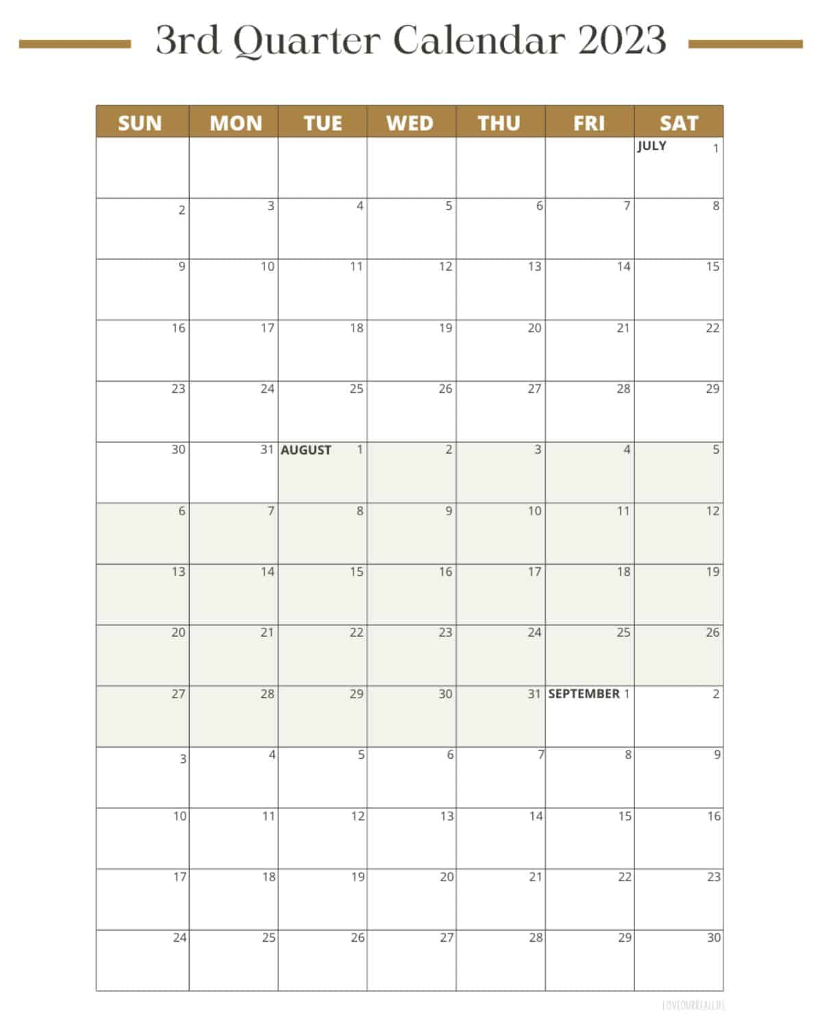 3 Month Calendar Printables: 2023 And 2024 ⋆ Love Our Real Life for Free Printable Calendar 3 Months Per Page 2024