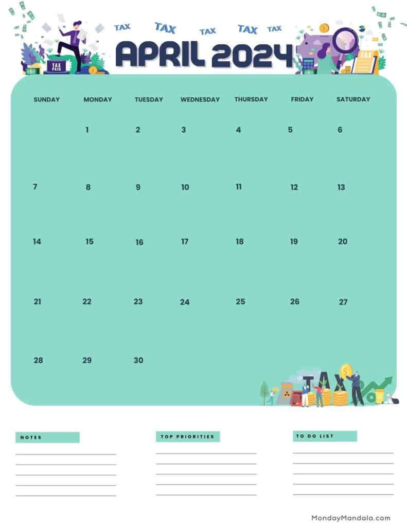 April 2024 Calendars (52 Free Pdf Printables) for Disney Calendar 2024 Printable