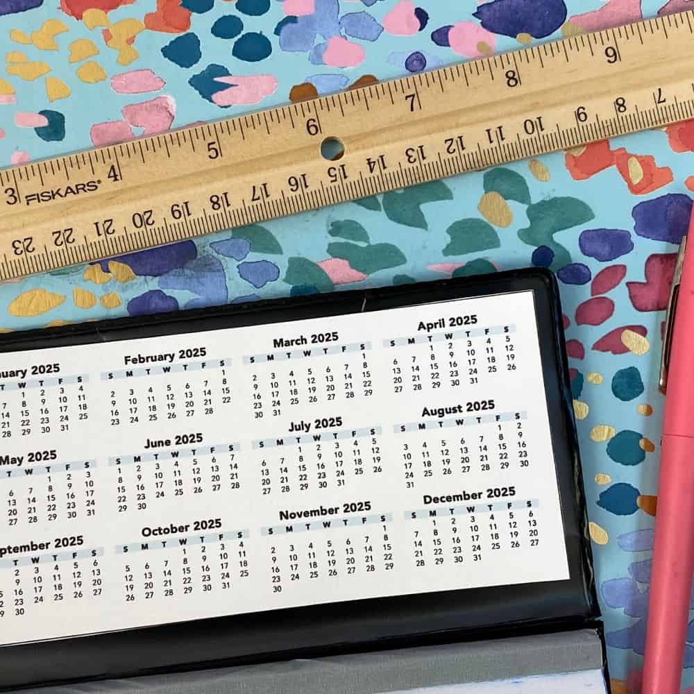 Free Checkbook Calendar Printables (2023, 2024, 2025) for Checkbook Calendar Printable 2024