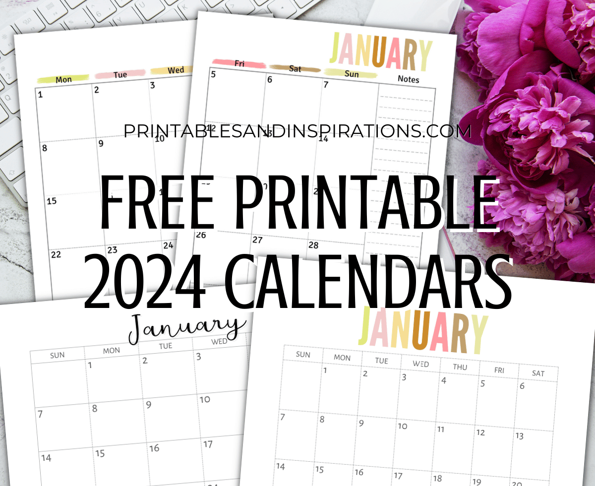 Free Printable 2024 Calendar Printable Pdf - Printables And for Free Calendar Printable 2024 Monthly