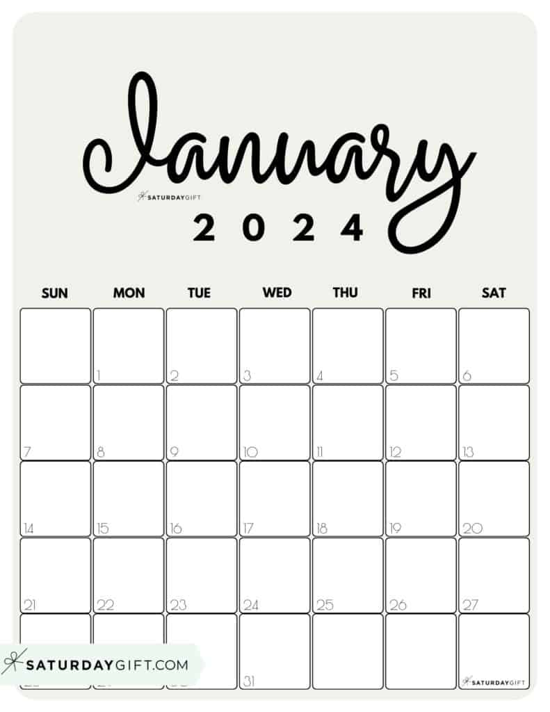 Free Printable Monthly Calendars 2024 In Cute &amp;amp; Aesthetic Pastel for 2024 Printable Calendar By Month Vertical