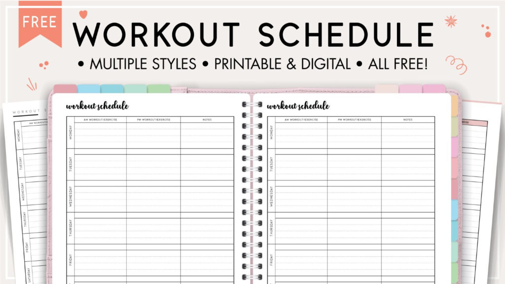 Free Printable Workout Calendar 2024 FREE Printable