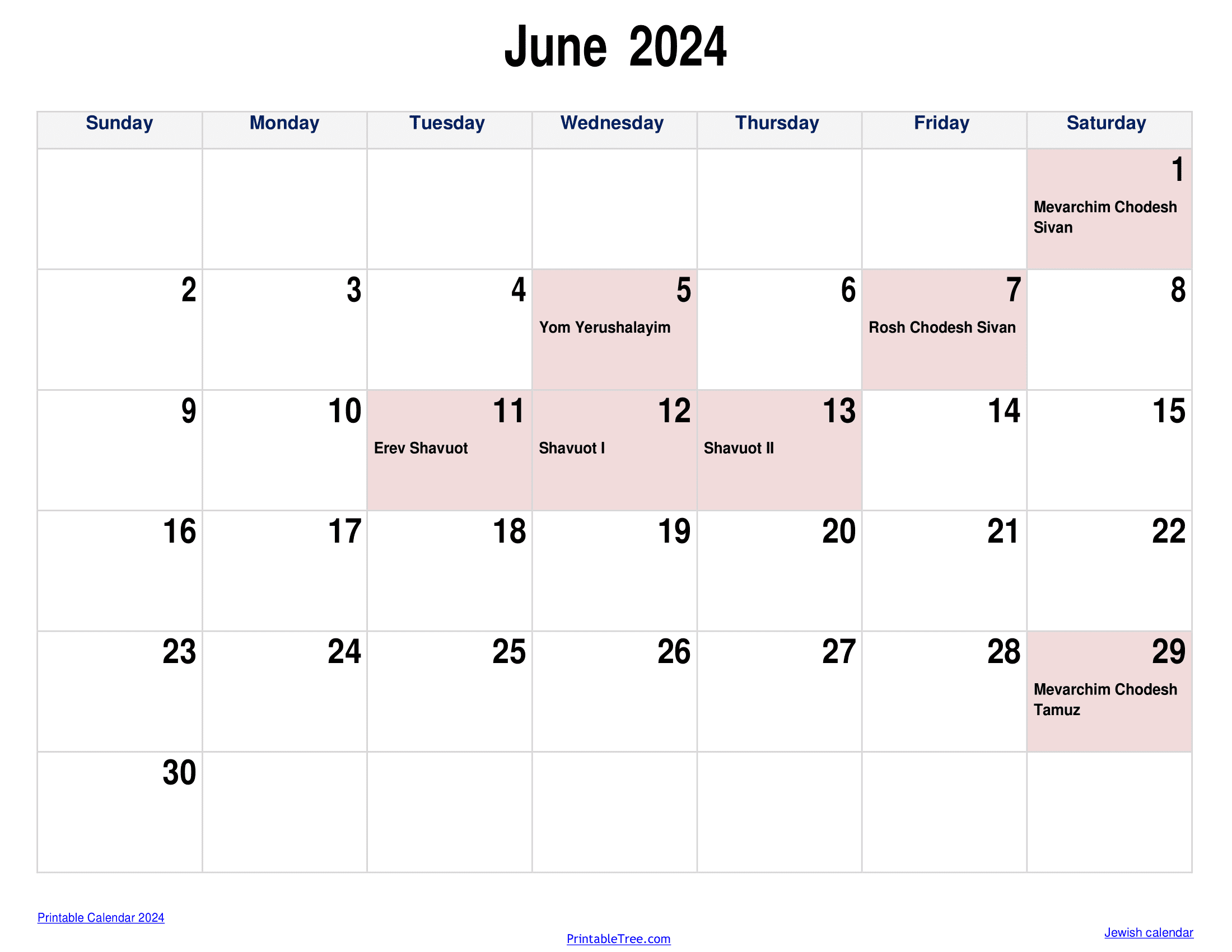 Jewish Calendar 2023, 2024 Pdf Templates With Jewish Holidays Lists for Printable Hebrew Calendar 2024