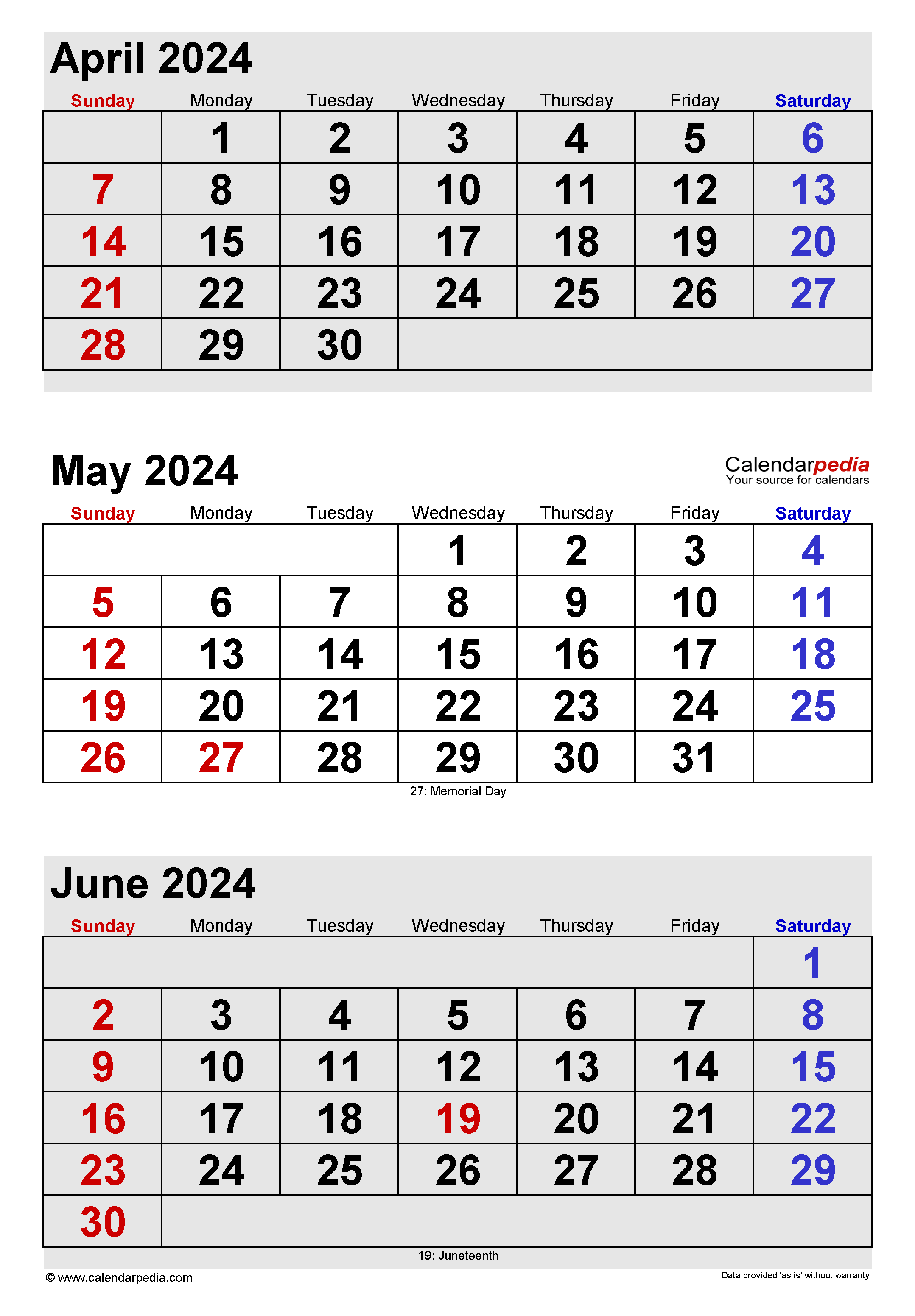May 2024 Calendar | Templates For Word, Excel And Pdf for April May June 2024 Calendar Printable