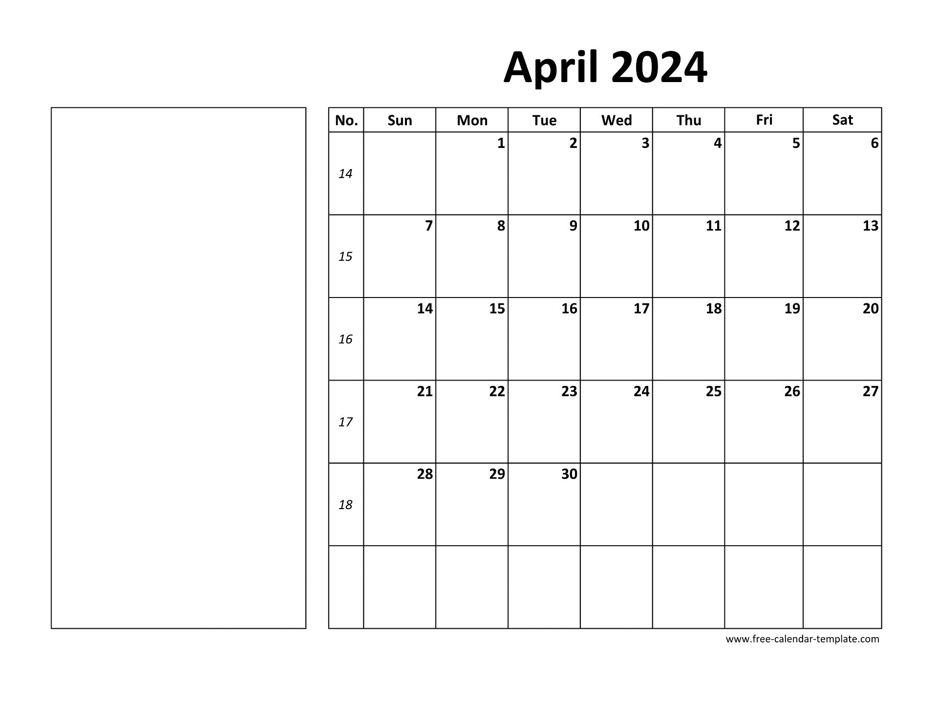 April 2024 Calendar With Lines Printable Printable Calendar 2024