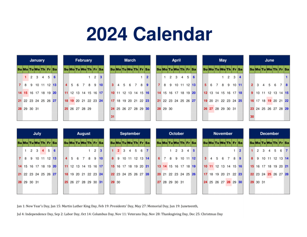 Free Printable 2024 Julian Calendar Printable Calendar 2024