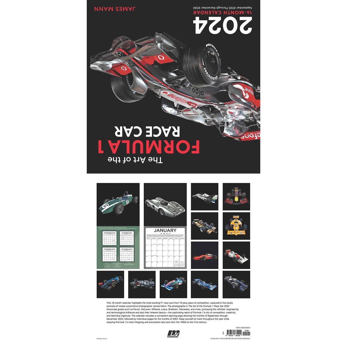 The Art Of The Formula 1 Race Car Calendar 2024 for F1 Calendar 2024 Printable