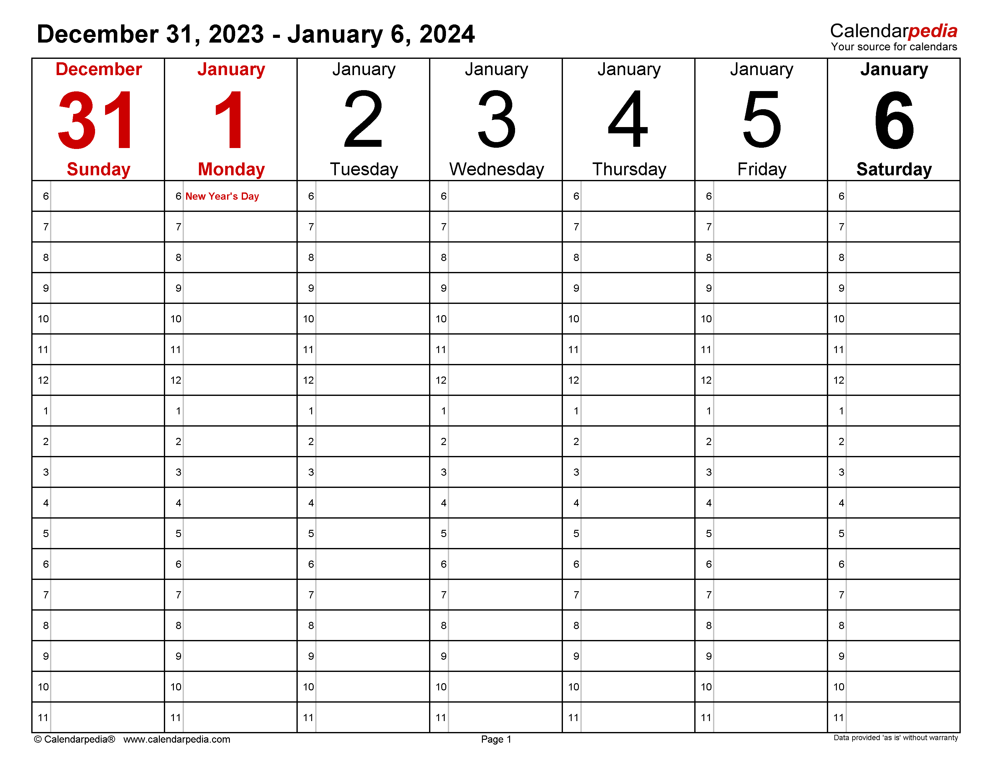 Weekly Calendars 2024 For Pdf - 12 Free Printable Templates for 2024 Weekly Calendar Printable