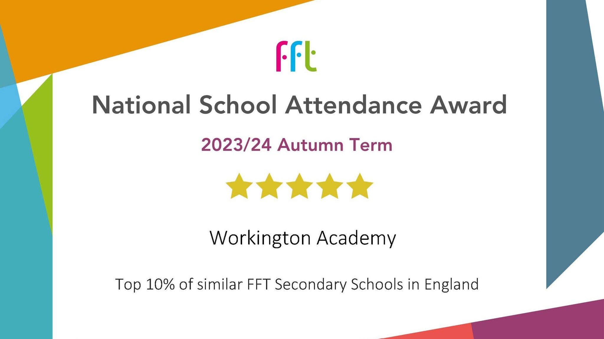 Fft Attendance Awards - Workington Academy intended for National School Attendance 2024