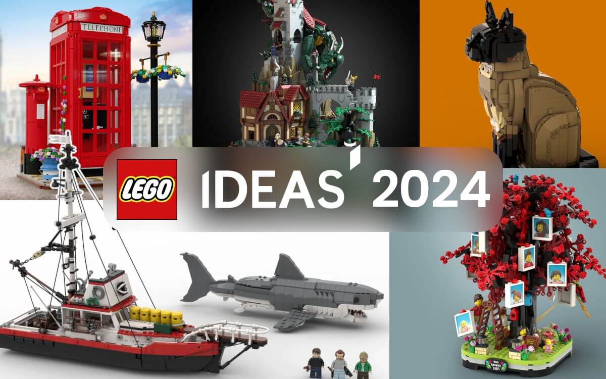 Lego Ideas 2024: D&amp;amp;D, Jaws, Telephone Box, Cat &amp;amp; Family Tree throughout Lego April 2024 Calendar