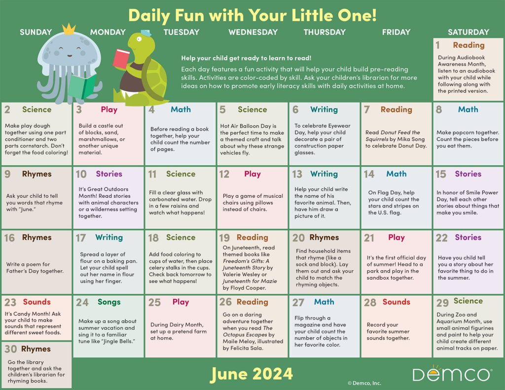 Activity Calendar Archives - Ideas &amp;amp; Inspiration From Demco for June Activity Calendar For Seniors 2024