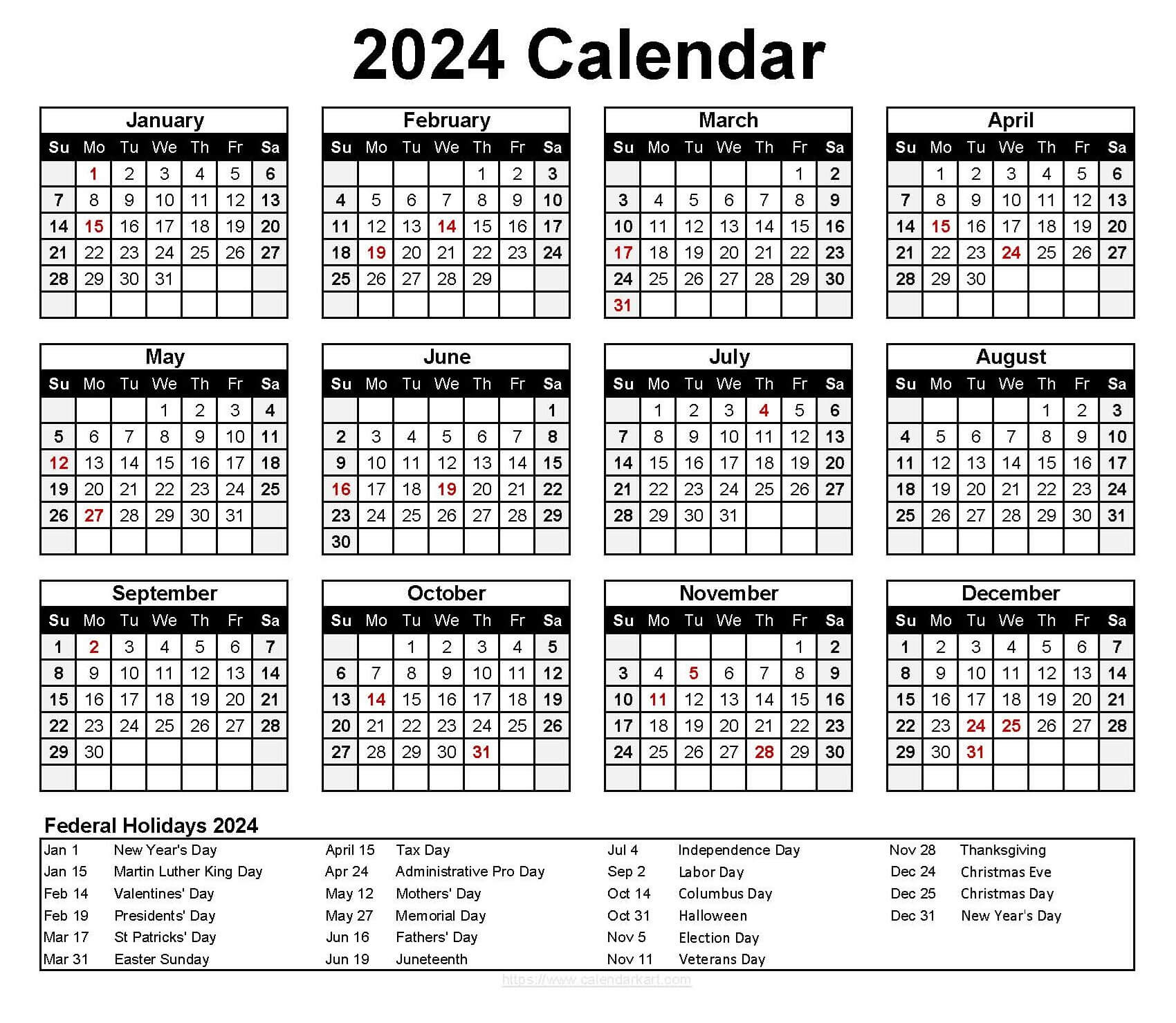 Excel Calendar Template 2024 - Calendarkart intended for Julian Calendar 2024 Excel