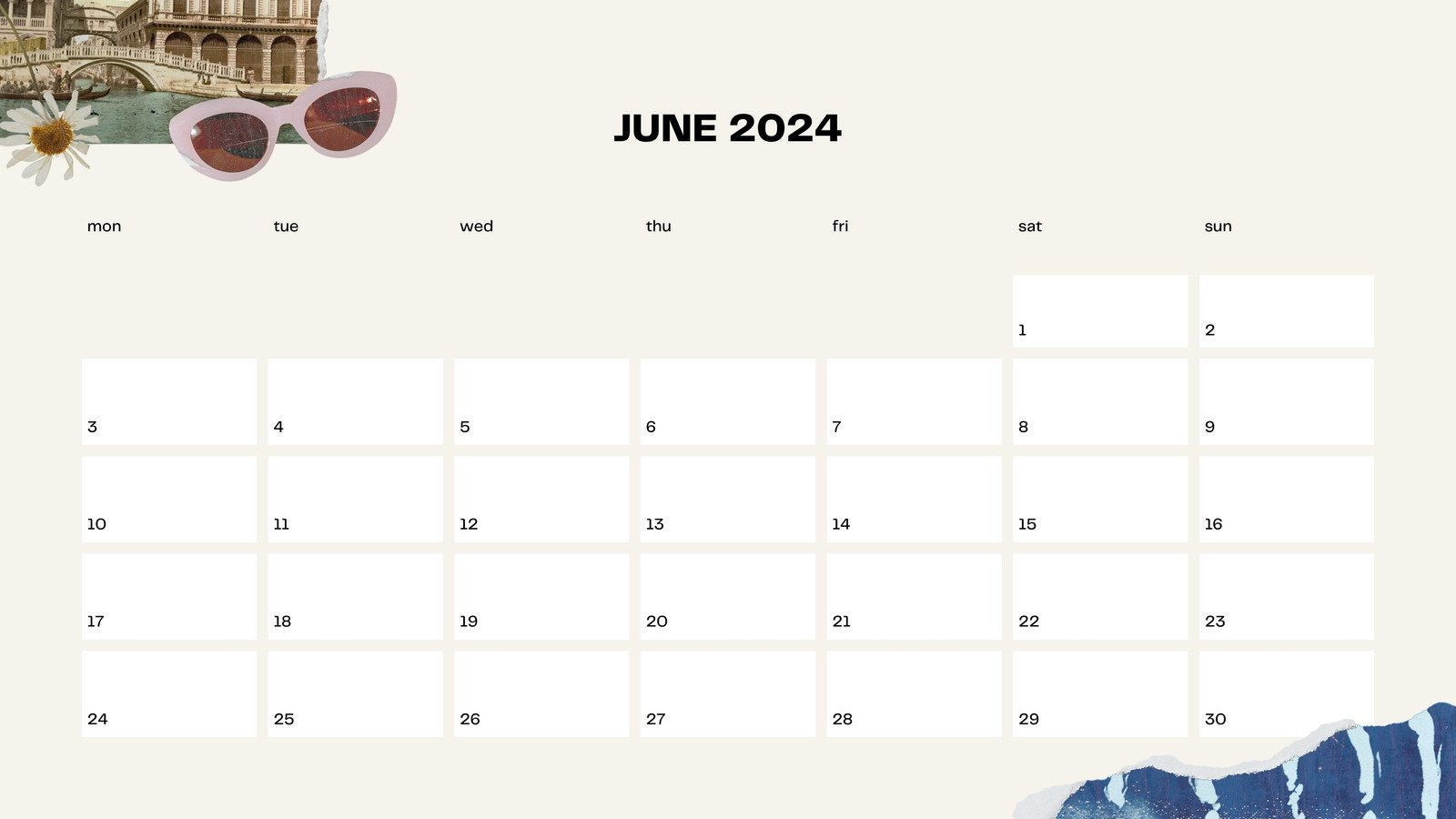 Free Printable, Custom June 2024 Calendar Templates | Canva in June&amp;#039;S Journey Calendar Of Events 2024