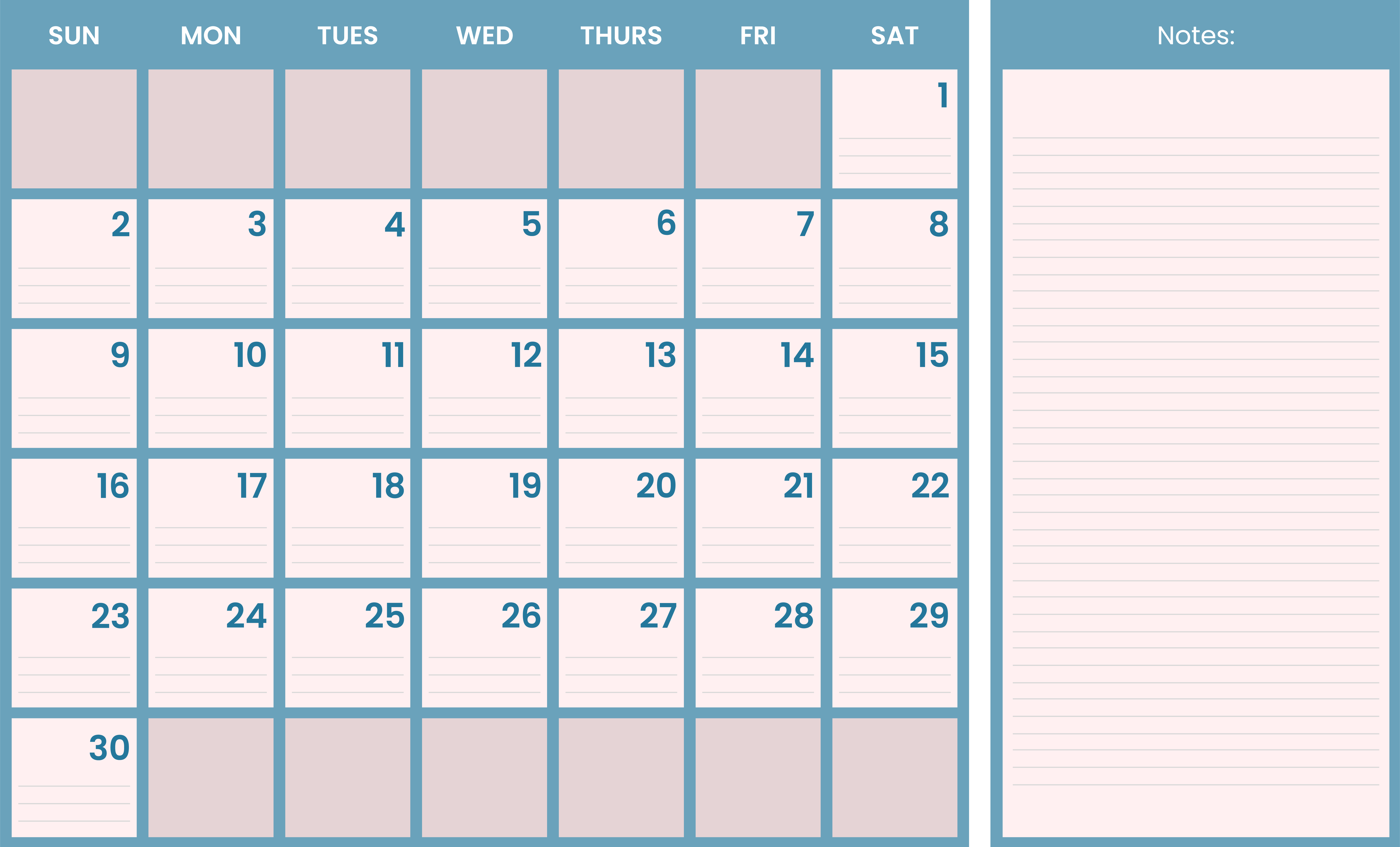 June 2024 Calendar With Lines Template - Edit Online &amp;amp; Download throughout June Calendar 2024 With Lines