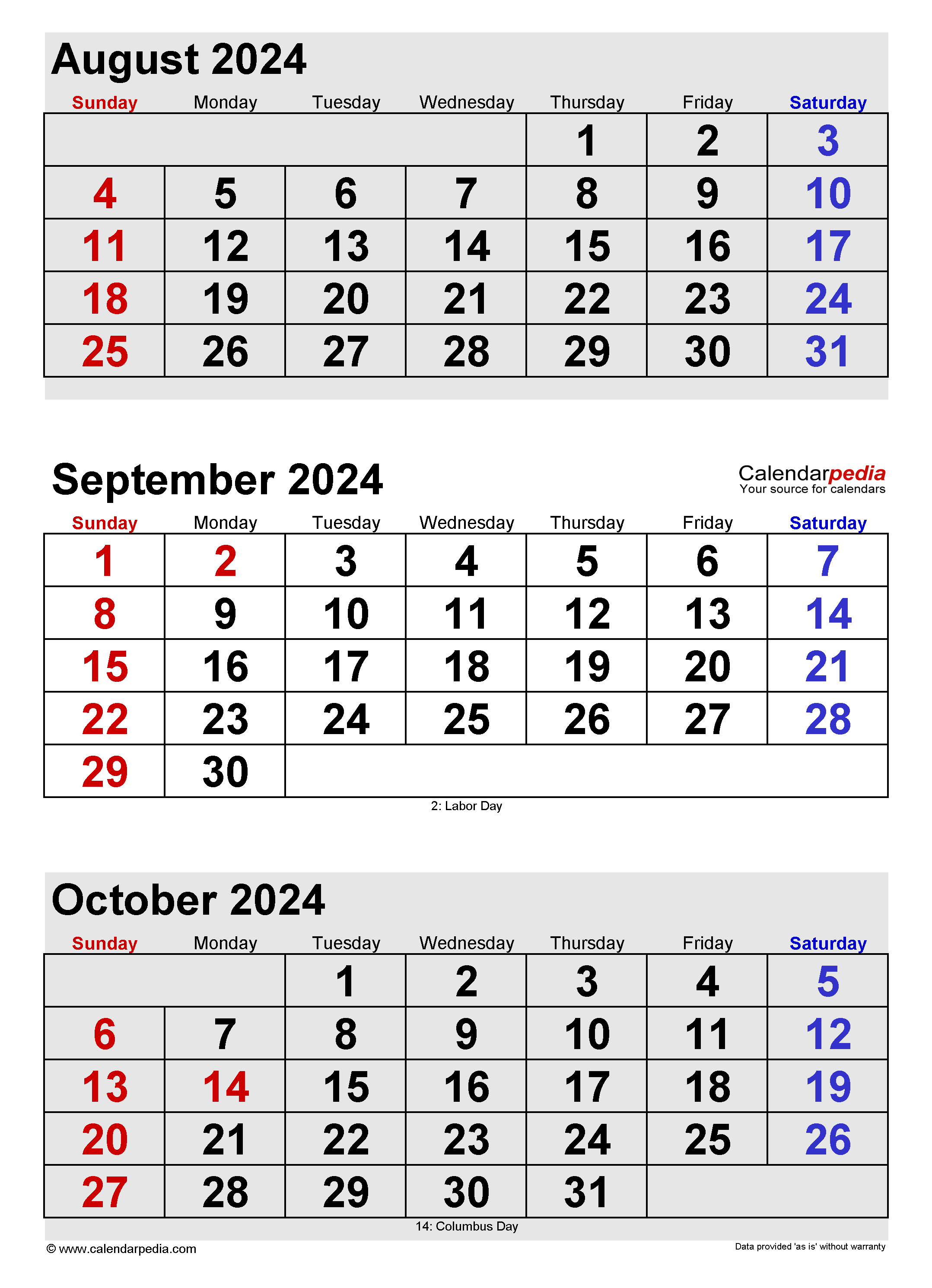 September 2024 Calendar | Templates For Word, Excel And Pdf with regard to June To September 2024 Calendar