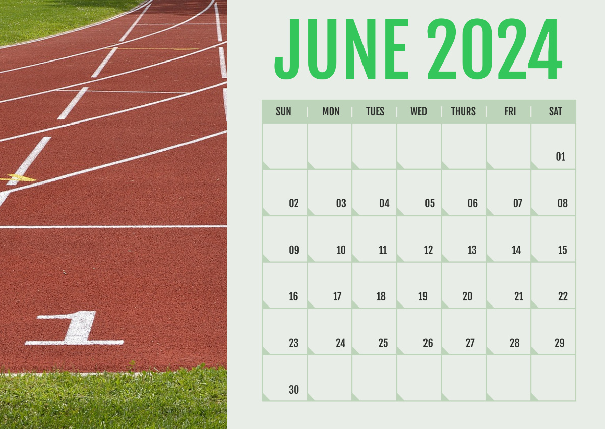 Sports Calendar June 2024 Template - Edit Online &amp;amp; Download throughout Sports Calendar June 2024