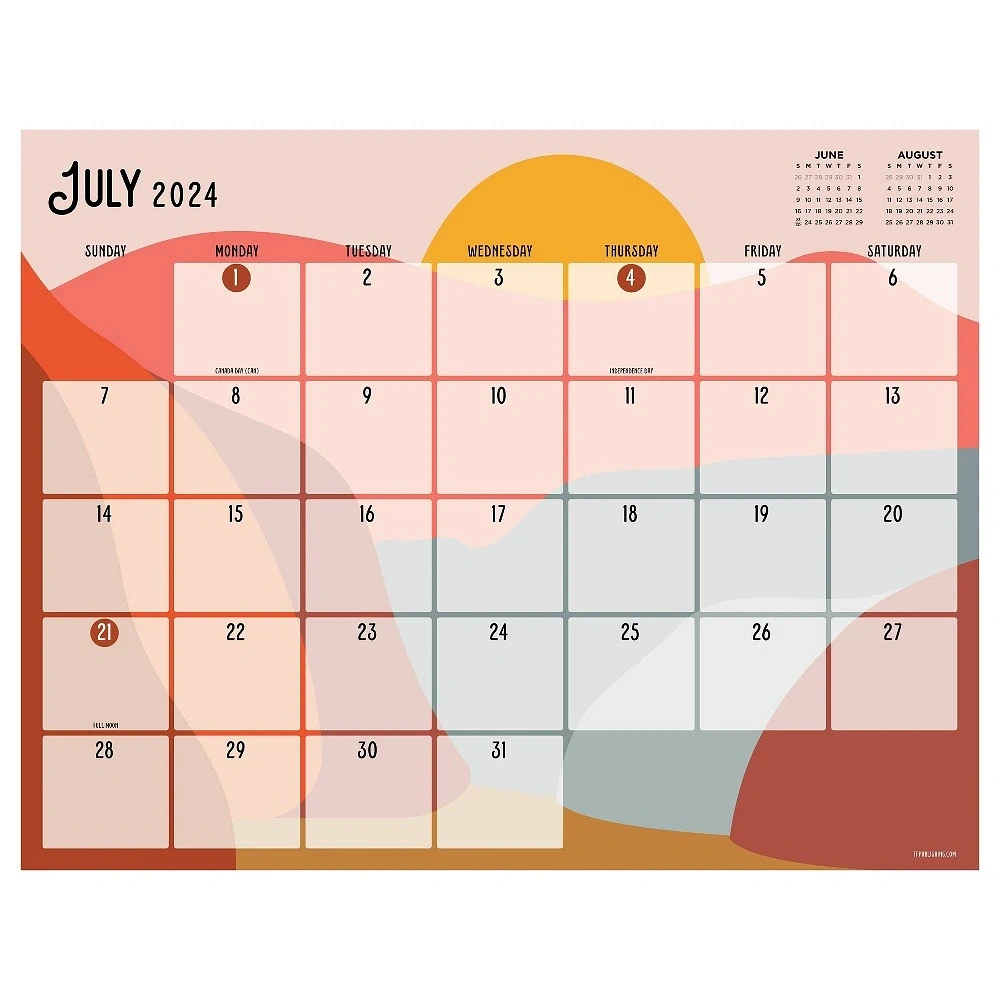 Tf Publishing July 2024-June 2025 Monthly Desk Calendar 17X22 Landscapes regarding Desk Calendar July 2024 - June 2025
