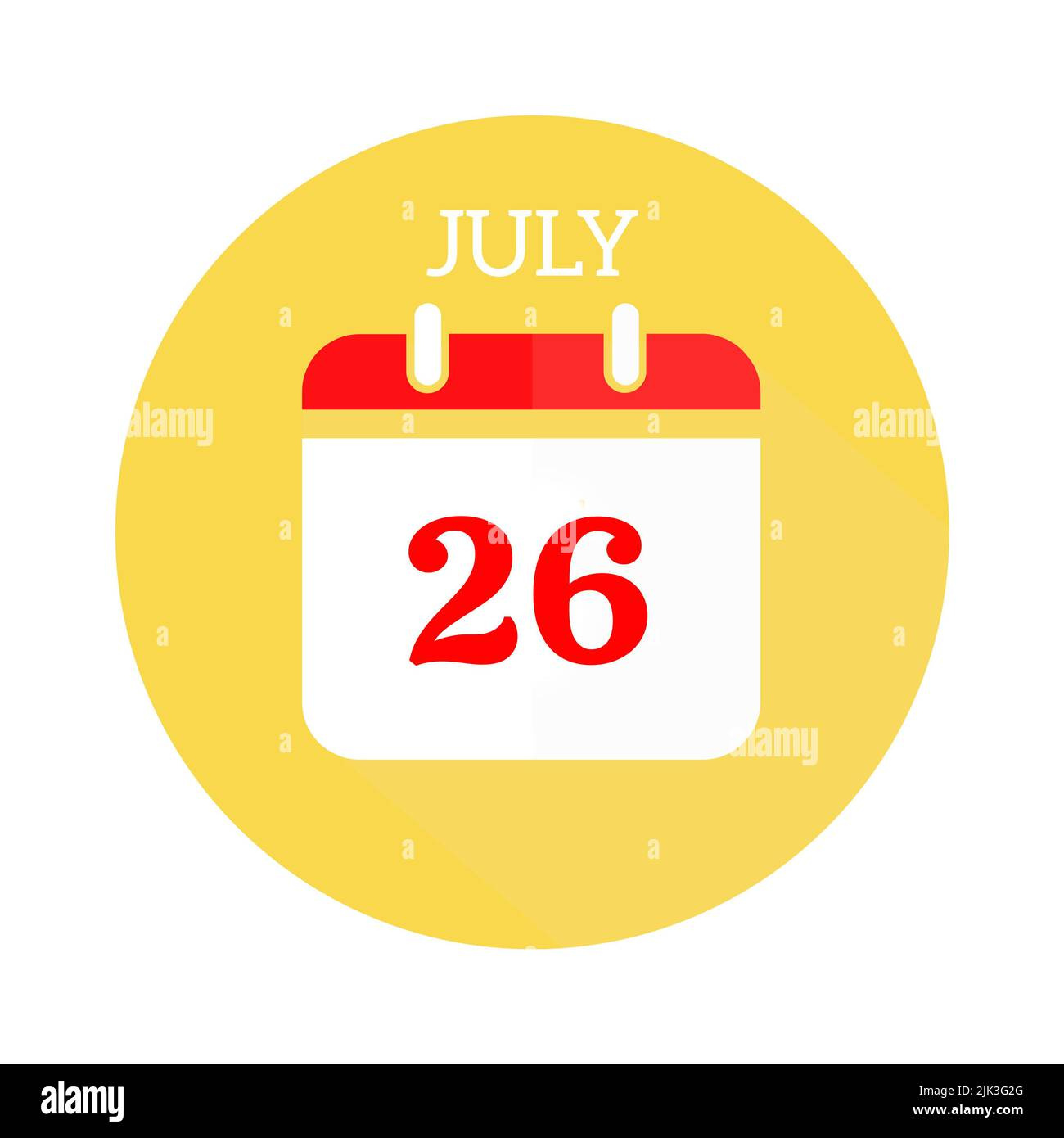 26 Number Date Cut Out Stock Images &amp;amp; Pictures - Page 3 - Alamy regarding Calendar Emoji July 26 2024