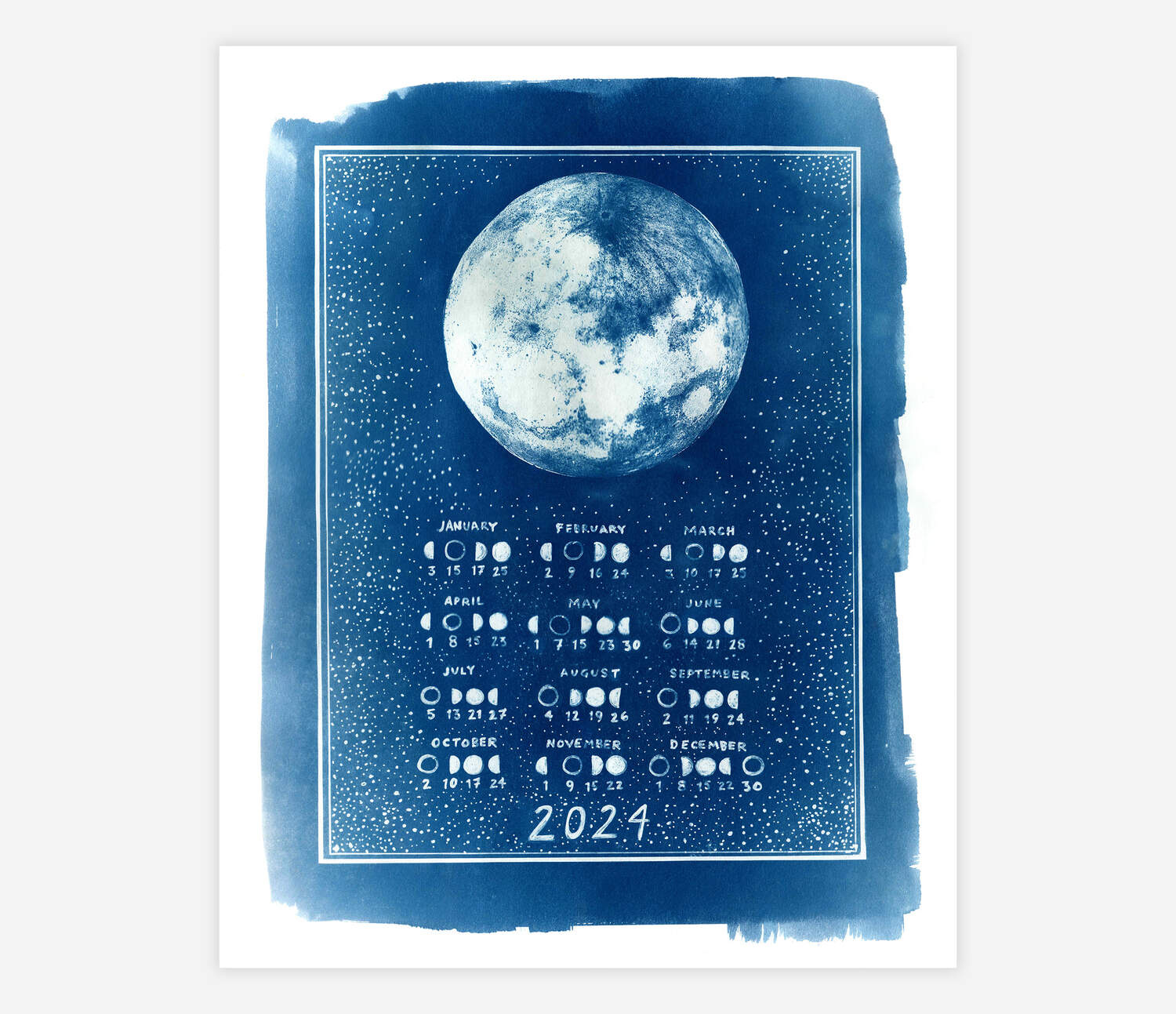 B Timon - 2024 Moon Phase Calendar At Buyolympia throughout July 28th Lunar Calendar 2024