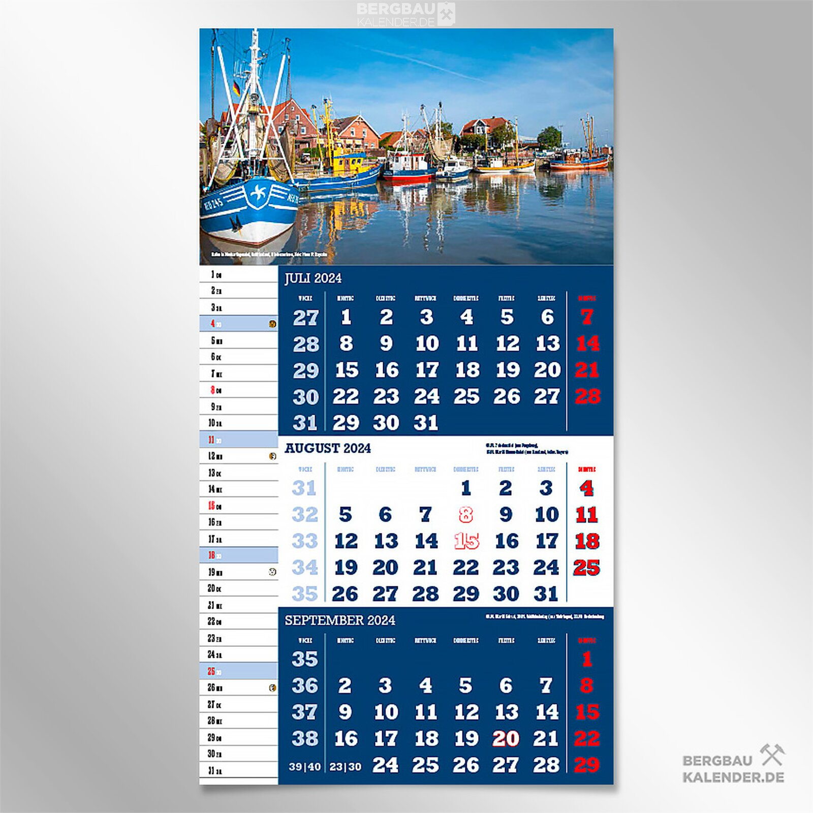 Calendar 2024 Germany - Your Great 3-Month Planner, € 7,90 pertaining to 18 Month Desk Calendar Starting July 2024