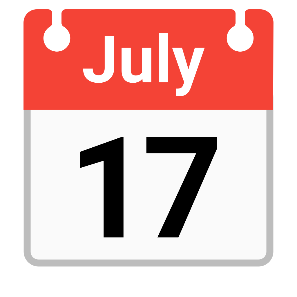 📅 Calendar Emoji, Date Emoji for Calendar Emoji July 15 2024