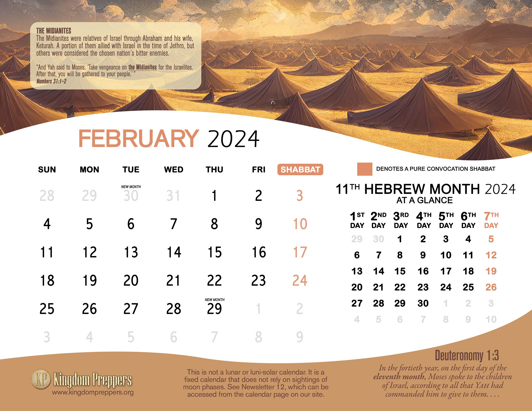 Hebrew Israelite Calendar (2023-2024) — Kingdom Preppers intended for July 11 Jewish Calendar 2024