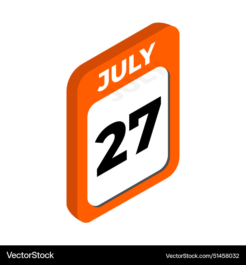 July 27 Calendar Vector Images (89) regarding Calendar Emoji July 27 2024