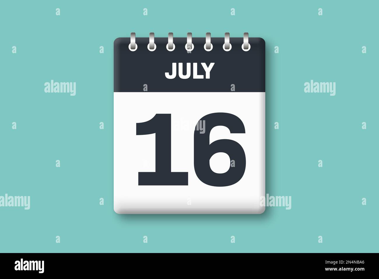 July Calendar Page Hi-Res Stock Photography And Images - Page 5 intended for Calendar Emoji July 16 2024
