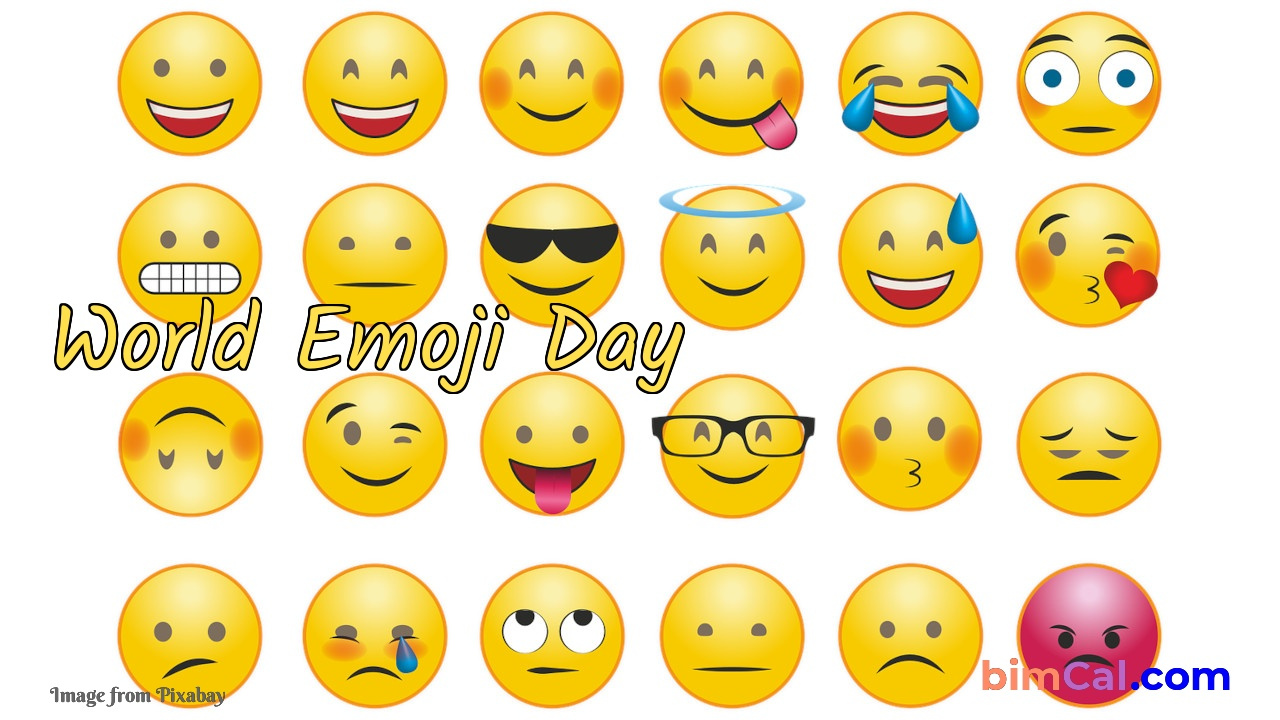 World Emoji Day 2024 regarding Calendar Emoji July 22 2024