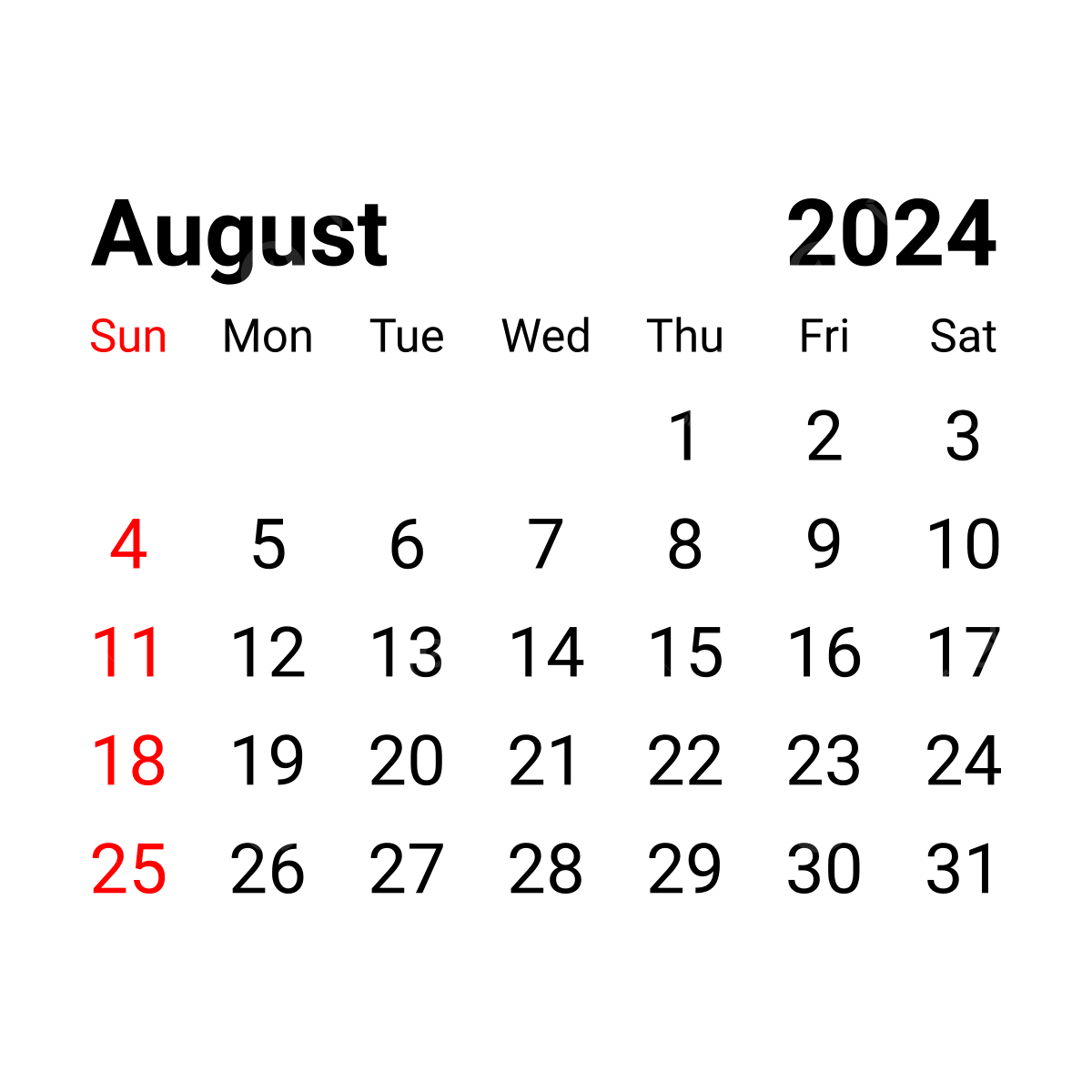 2024 August Calendar, 2024 August, 2024, Calendar 2024 Png And with regard to August 2024 Calendar Background