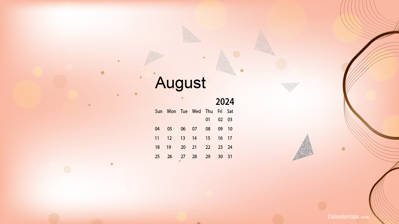 August 2024 Desktop Wallpaper Calendar - Calendarlabs inside August 2024 Calendar Wallpaper