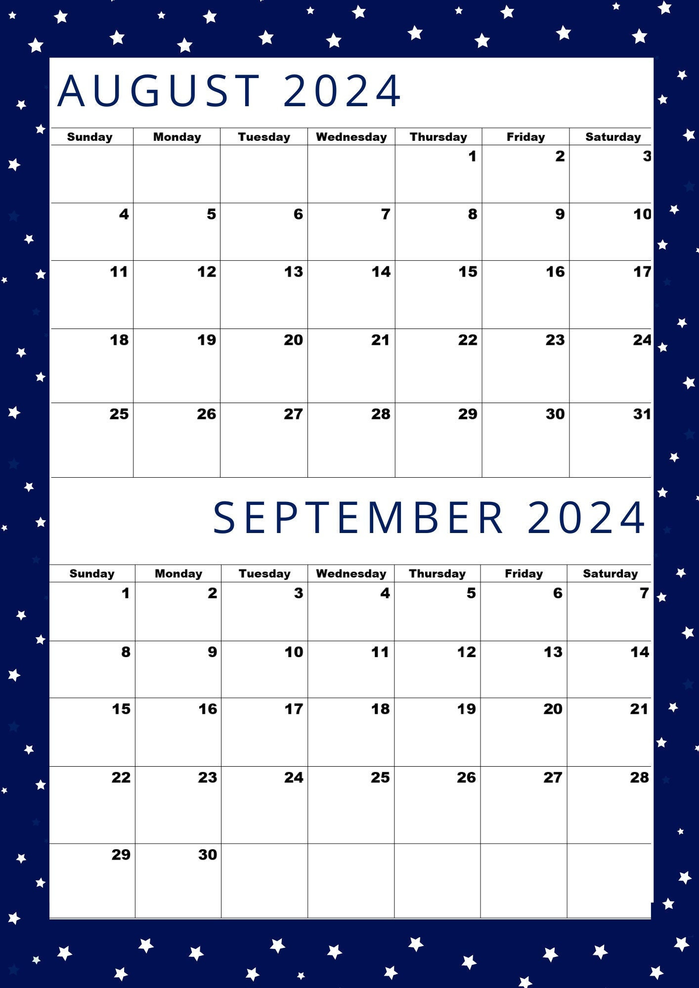 August 2024 Kalender,September 2024 Kalender,August 2024 Sep 2024 inside August And September Calendar 2024