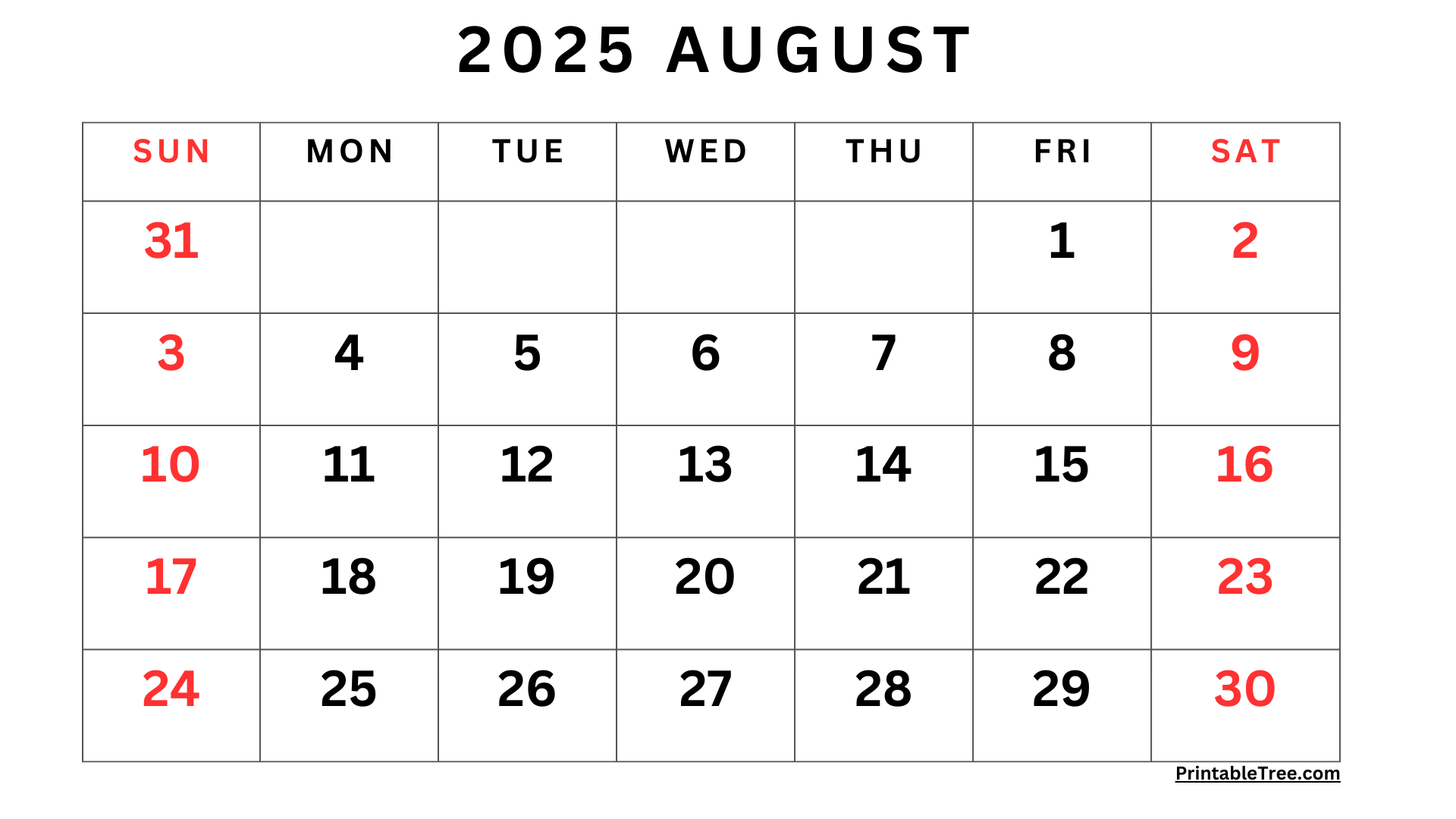 August 2025 Calendar Printable Pdf Template With Holidays pertaining to August 2025 Printable Calendar