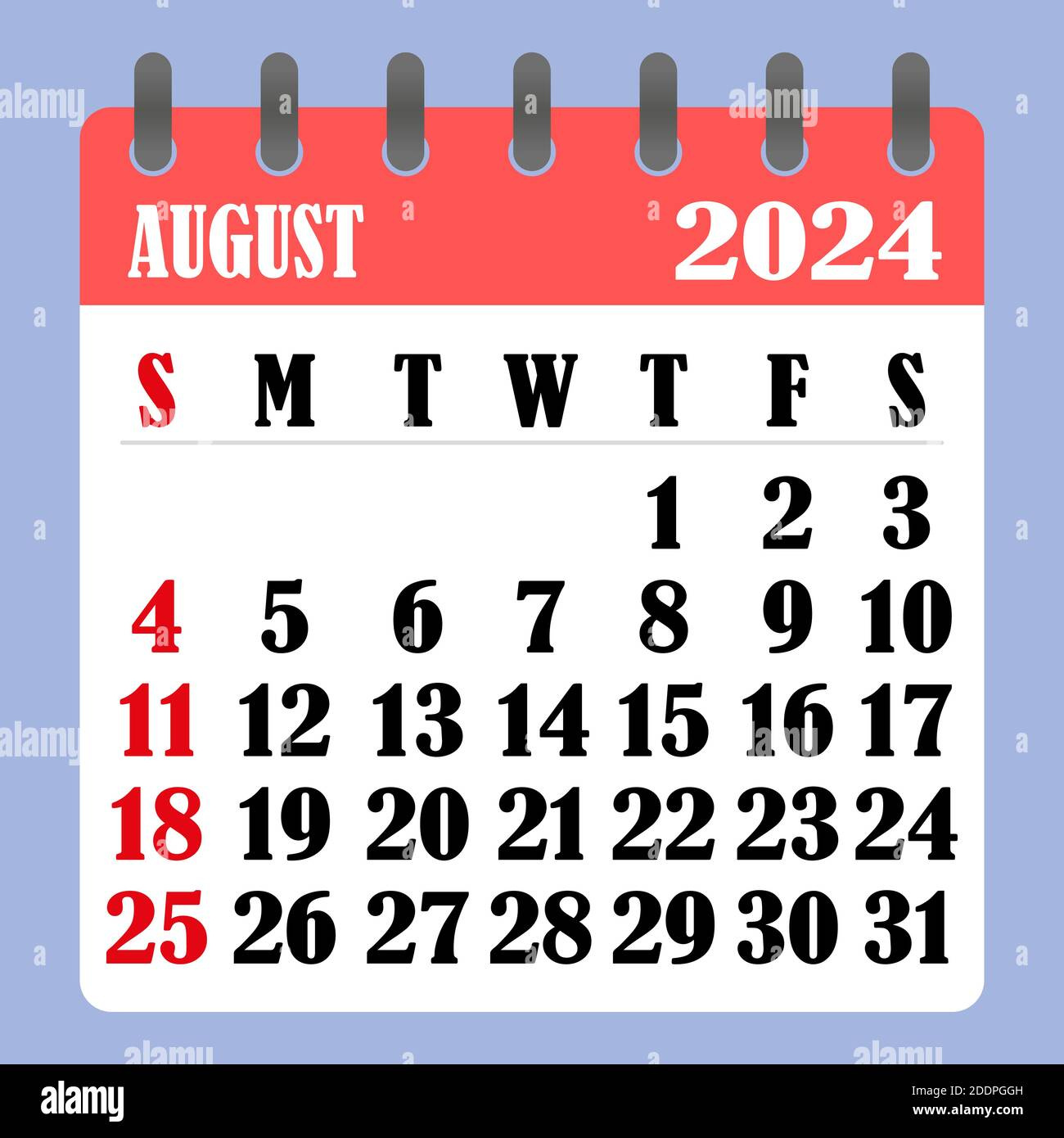 Letter Calendar For August 2024. The Week Begins On Sunday. Time pertaining to 123 Calendar August 2024