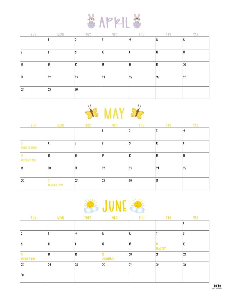 Three Month/Quarterly Calendars - 36 Free Calendars | Printabulls pertaining to 3 Month Calendar May June July 2024