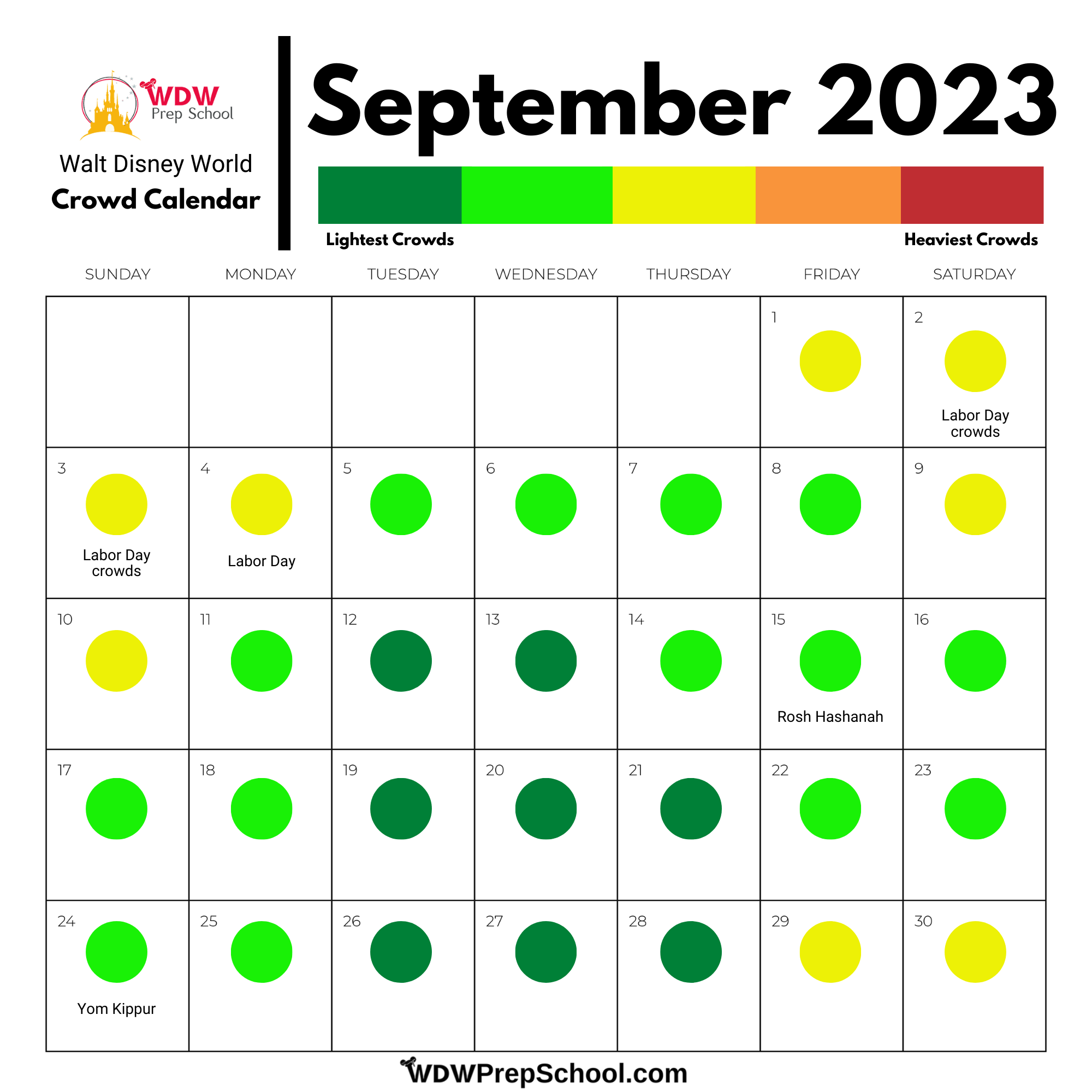 Complete Guide To Disney World In September (2024) inside Disney World Crowd Calendar September 2024