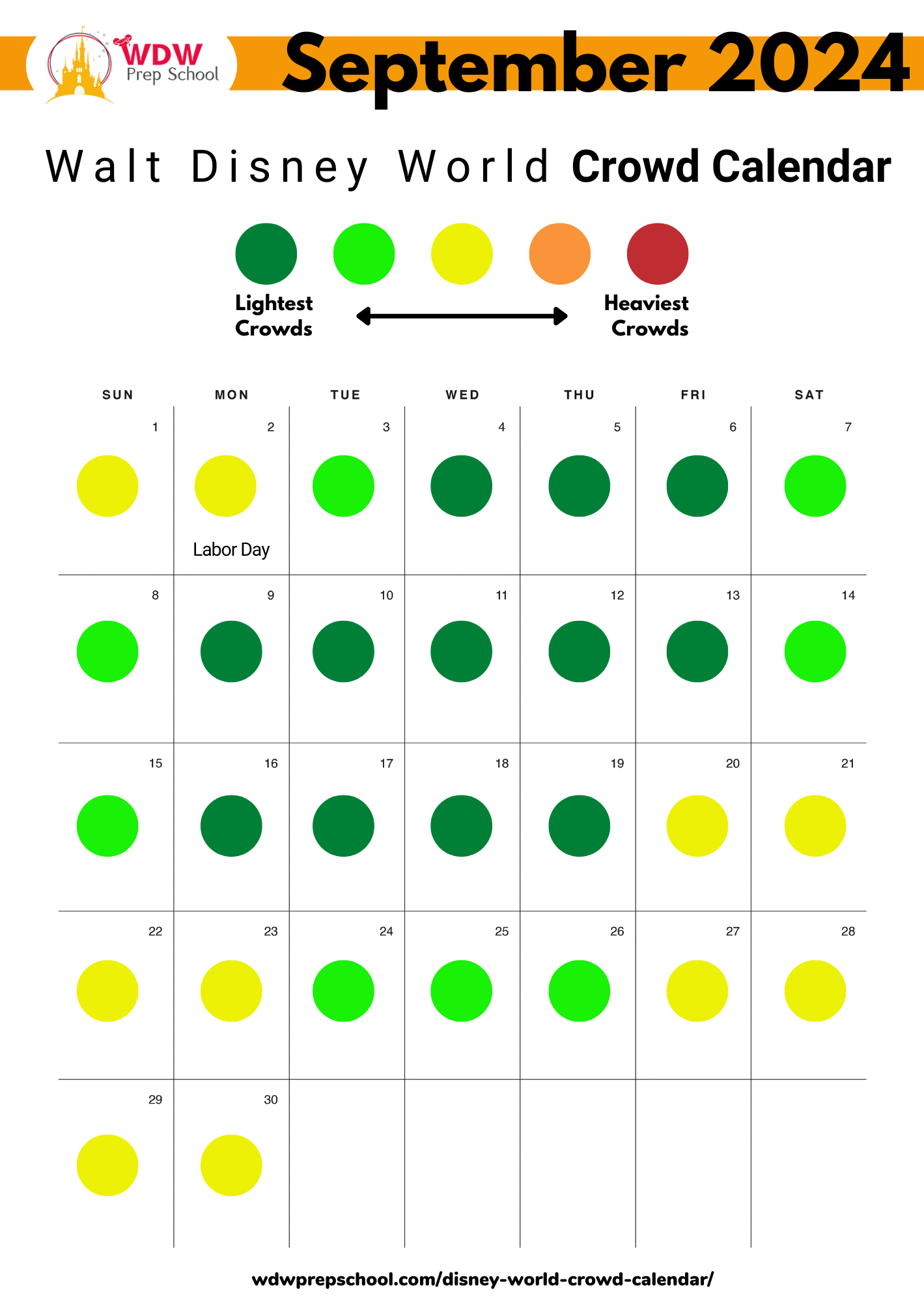 Complete Guide To Disney World In September (2024) with regard to Disney World Crowd Calendar September 2024