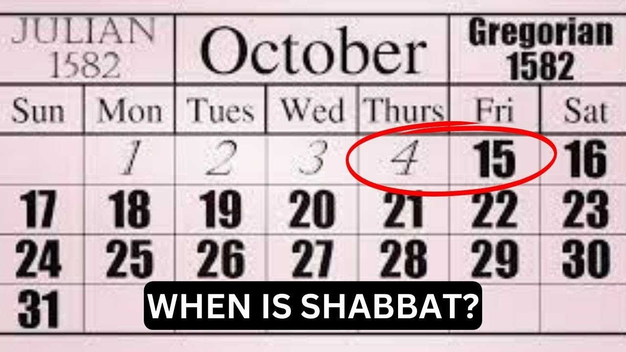 Did The Gregorian Calendar Change The Sabbath? within September 1752 October 1582 Calendar