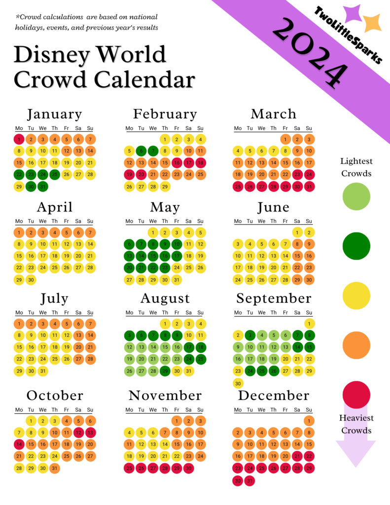 Disney World Crowd Calendar 2024: Best Times To Visit This Year for Disneyland September 2024 Crowd Calendar