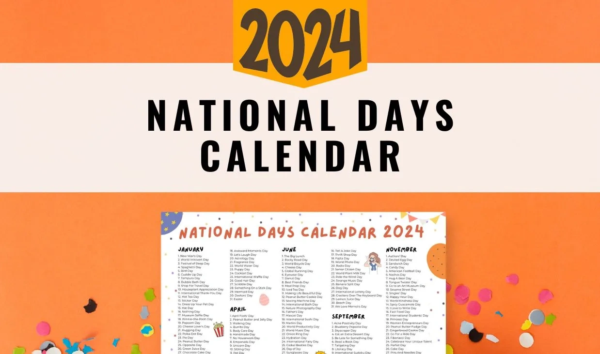 National Days Calendar 2024-2025 | Digital Hygge pertaining to September 2024 Calendar National Days