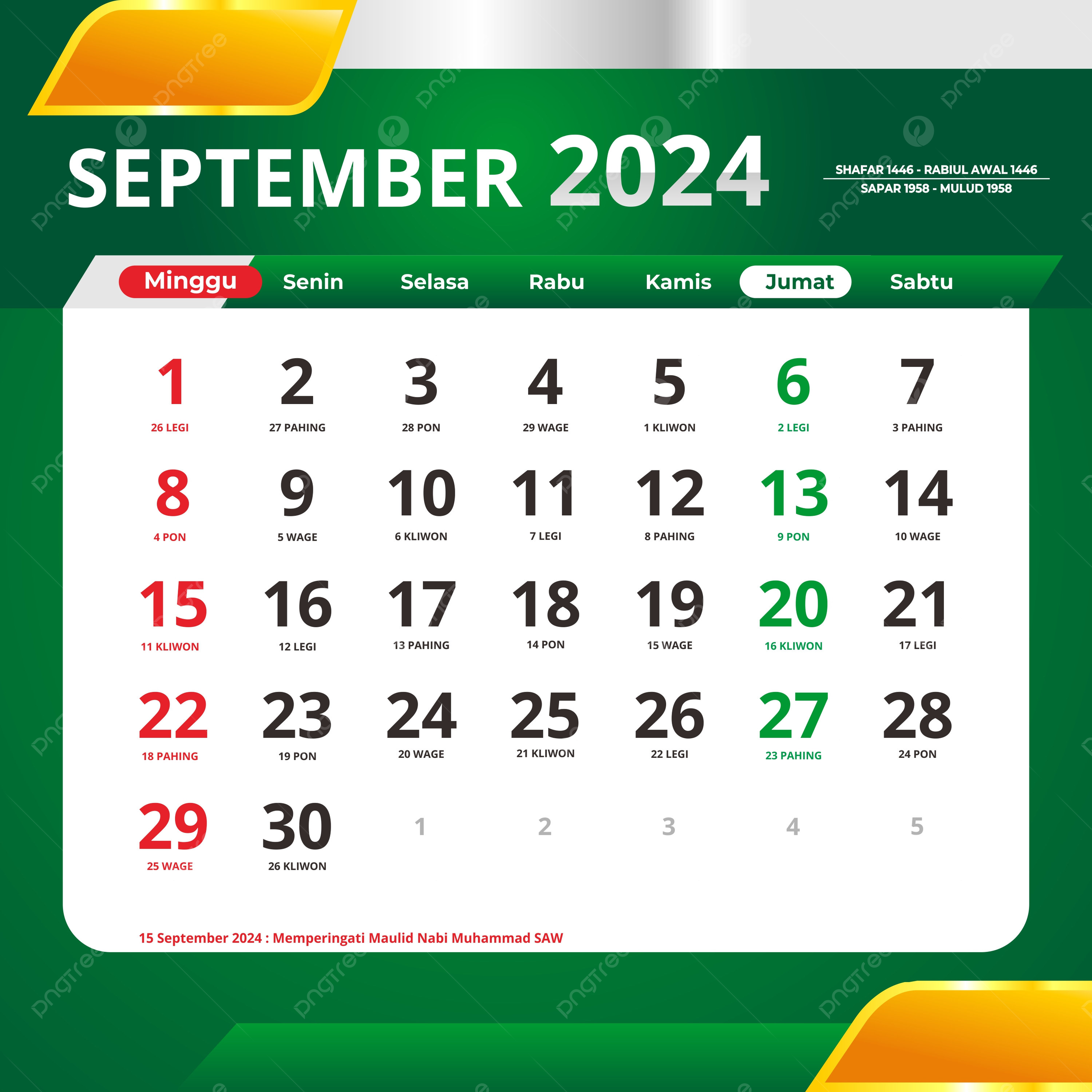 September 2024 Calendar Complete With Red Dates And National for September 2024 Calendar With Holidays