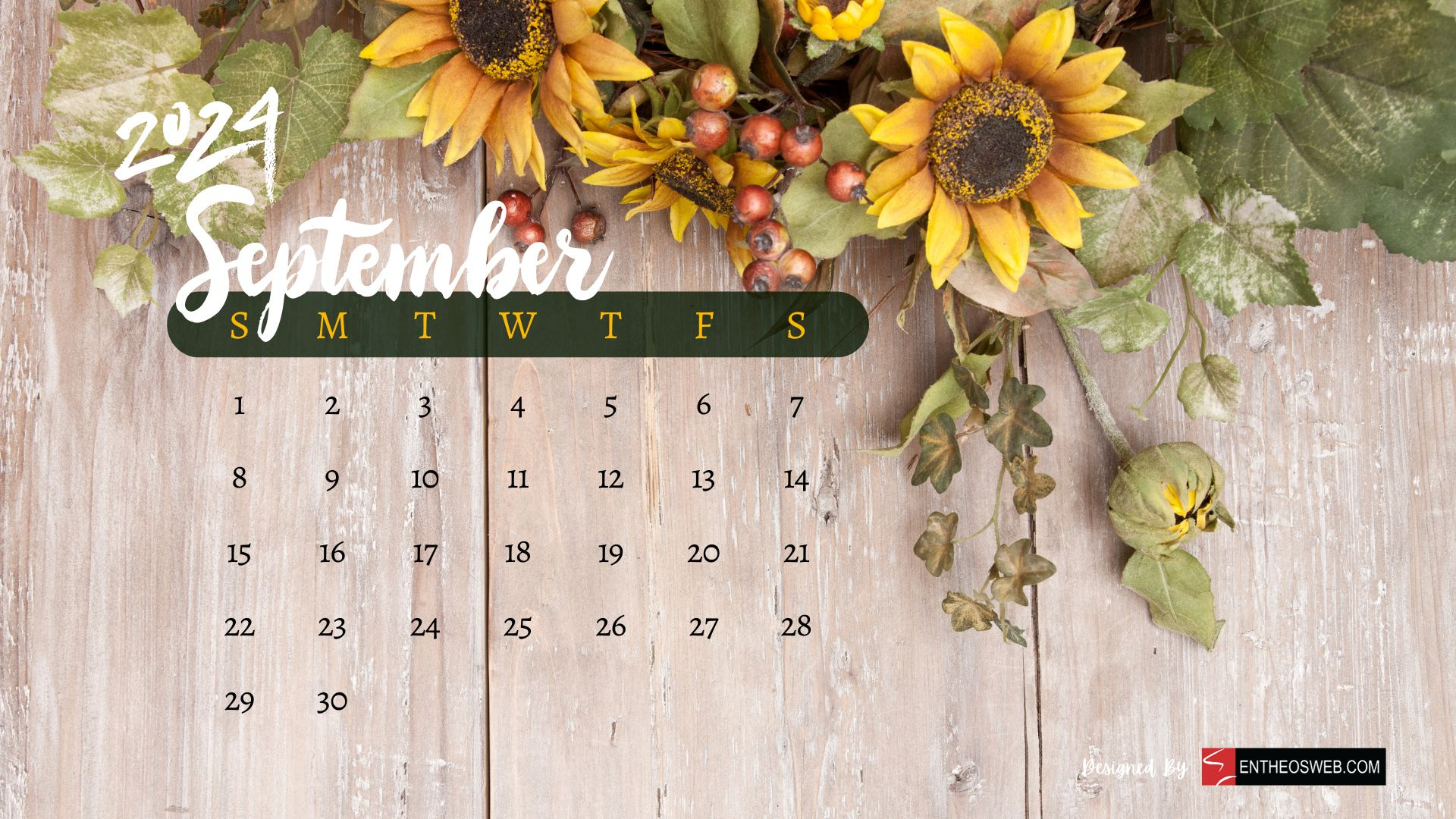 September 2024 Calendar Desktop Wallpaper Backgrounds | Entheosweb for September 2024 Calendar Wallpaper