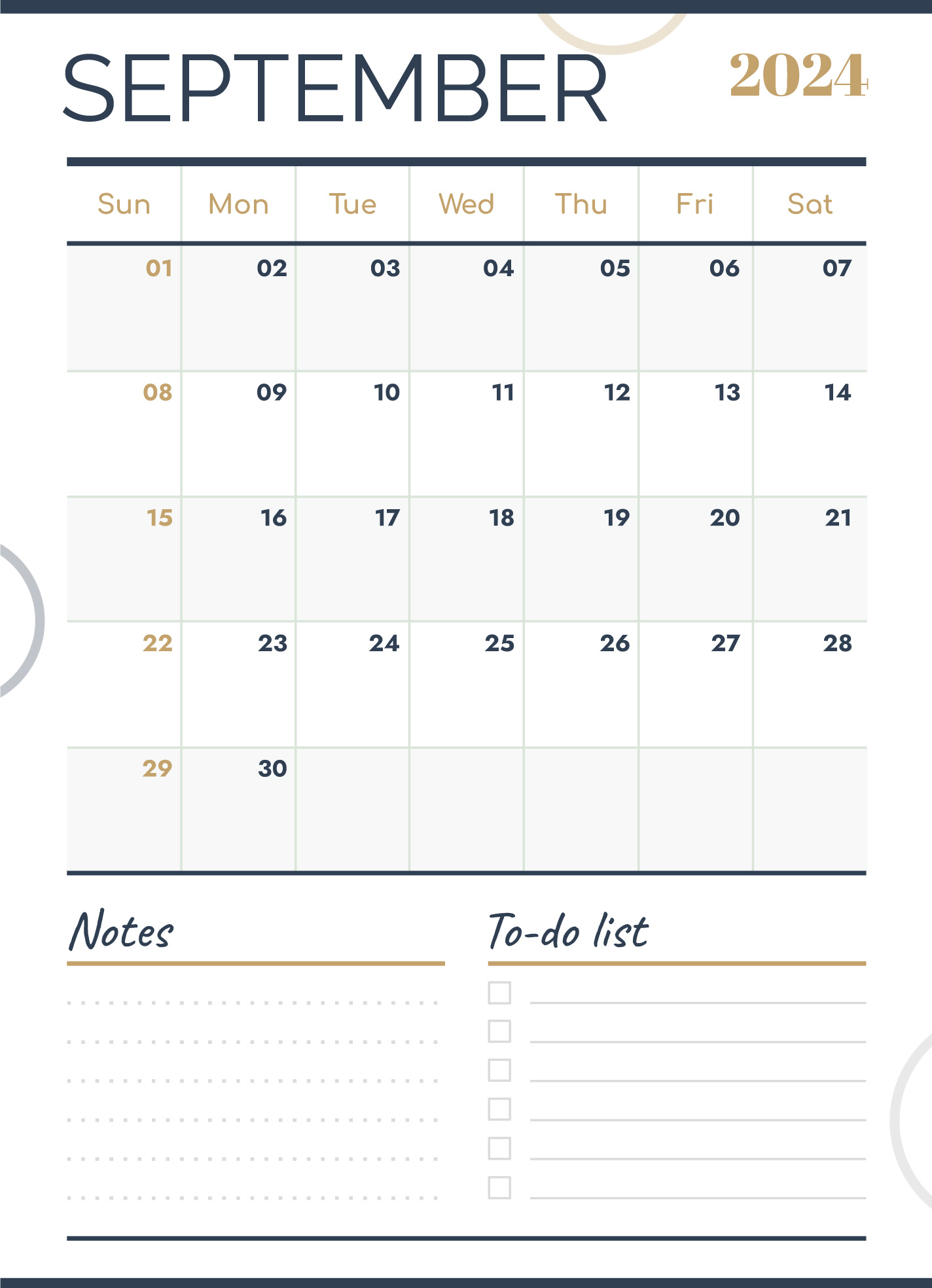 September 2024 Calendar Free Google Docs Template - Gdoc.io for Google September 2024 Calendar