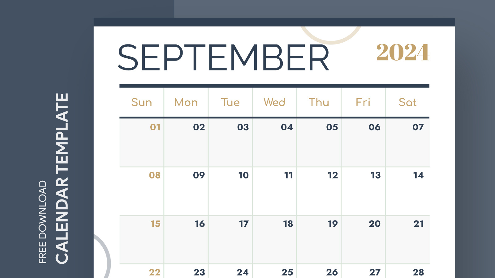 September 2024 Calendar Free Google Docs Template - Gdoc.io intended for Google Calendar-September 2024