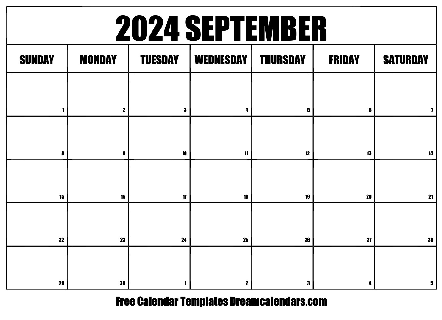 September 2024 Calendar - Free Printable With Holidays And Observances intended for September Free Printable Calendar 2024 Mlk Day